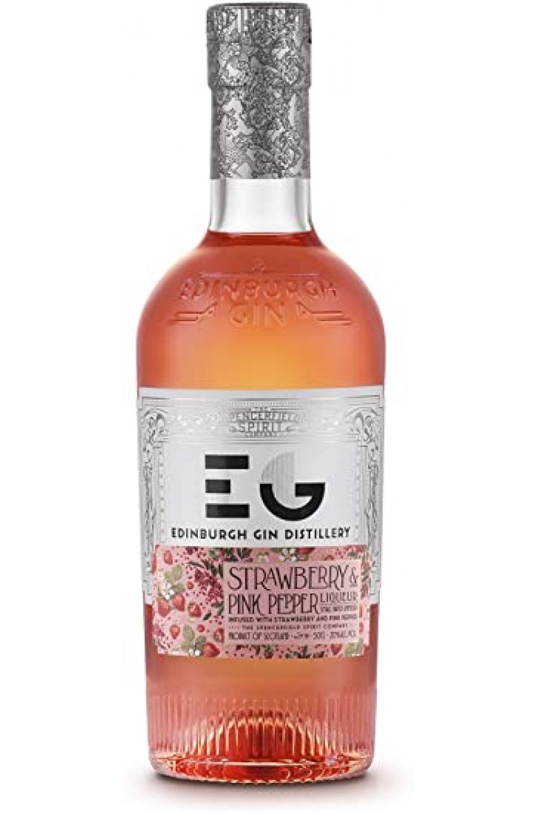 Edinburgh Strawberry and Pink Peppercorn Gin Liqueur